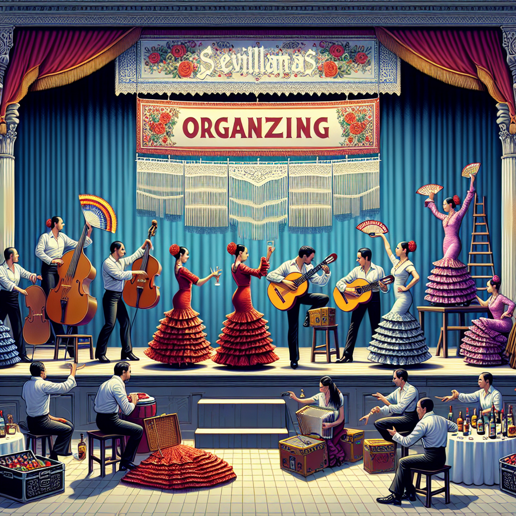 cómo organizar un espectáculo de sevillanas