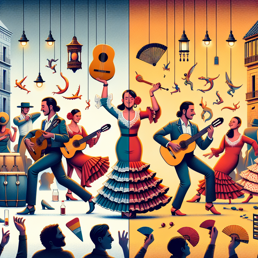 diferencias entre flamenco y sevillanas